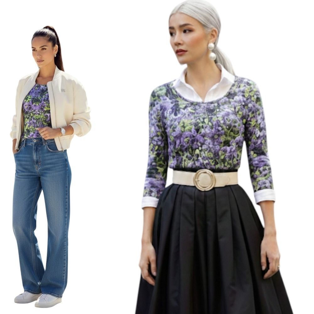 Escada Iris In Bloom Top S